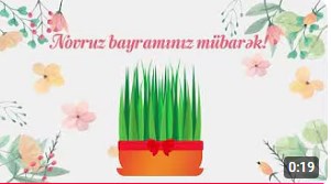 Novruz Bayramınız Mübarək!